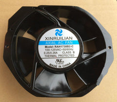 XINRUILIAN RAH1738B2-C Axial AC fan 200-230VAC 0.25/0.26A 50/60Hz 172*150*38mm