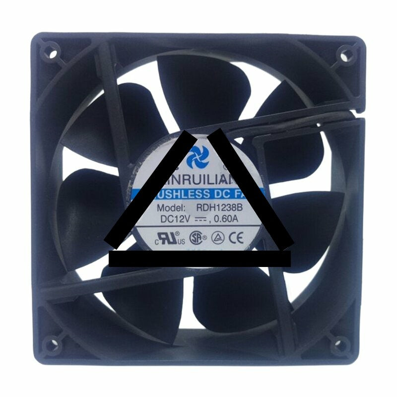 XINRUILIAN RDH1238B DC 12V 0.60A 12038 Brushless Axial Cooling Fan