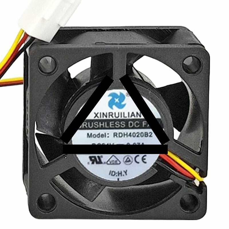 XINRUILIAN RDH4020B2 DC 24V 0.07A 4020 Axial Cooling Fan