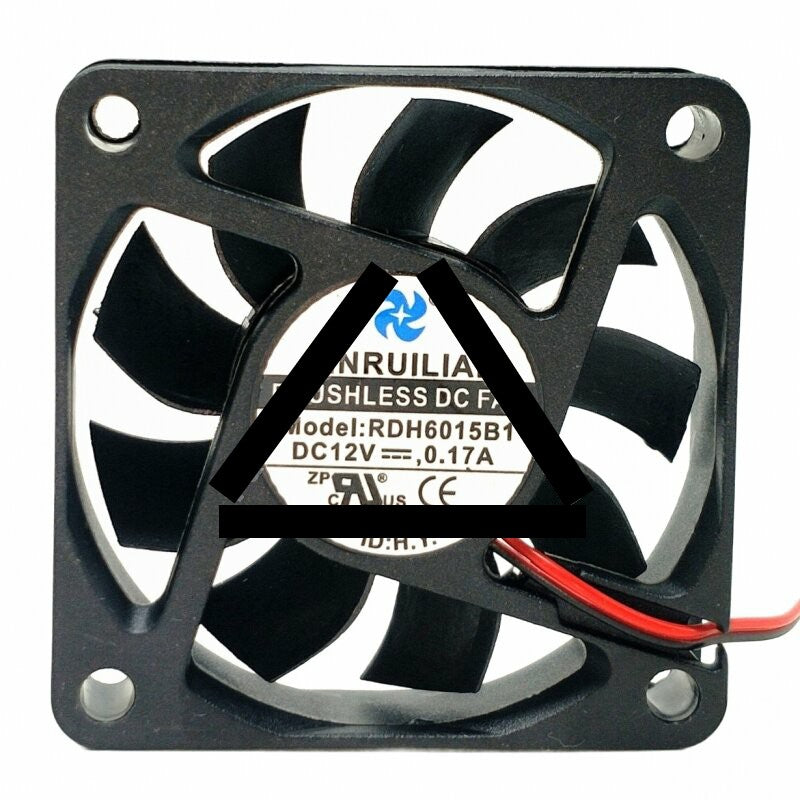 XINRUILIAN RDH6015B1 DC 12V 0.17A 6015 Axial Brushless Cooling Fan