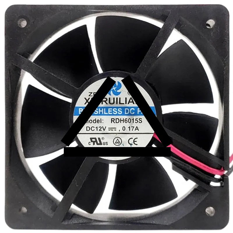 XINRUILIAN RDH6015S 12V 0.17A DC Brushless 2 Wires Axial Cooling Fan