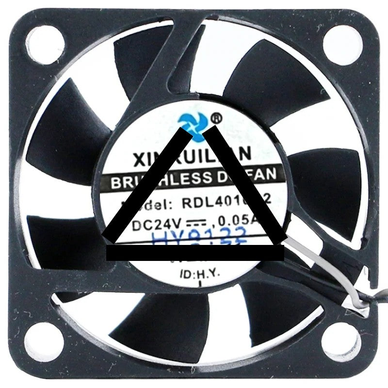 XINRUILIAN RDL4010B2 24V 0.05A 2 Wires Axial Cooling Fan