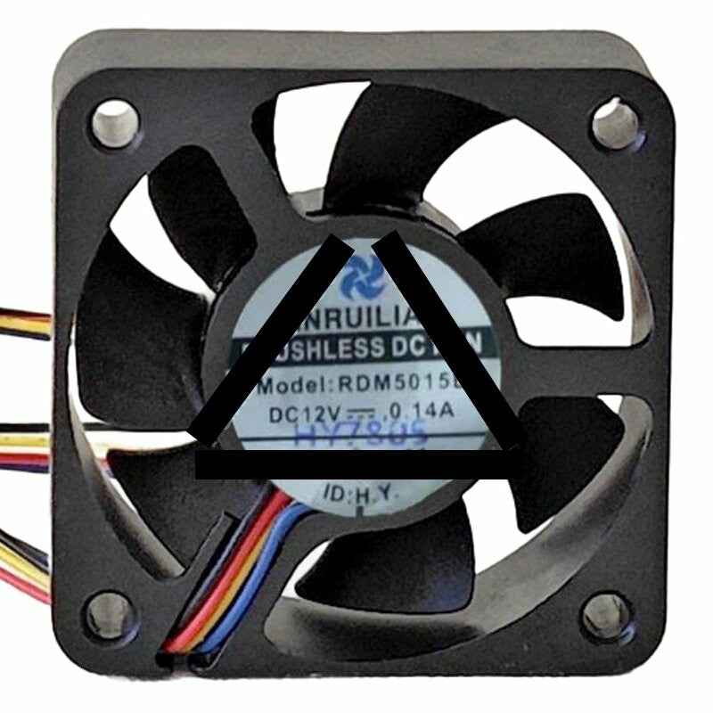 XINRUILIAN RDM5015B DC 12V 0.14A 5015 Axial Cooling Fan