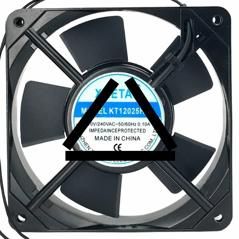 XKETAI KT12025HSL 220V / 240V 0.10A Impedance Protected Axial Fan