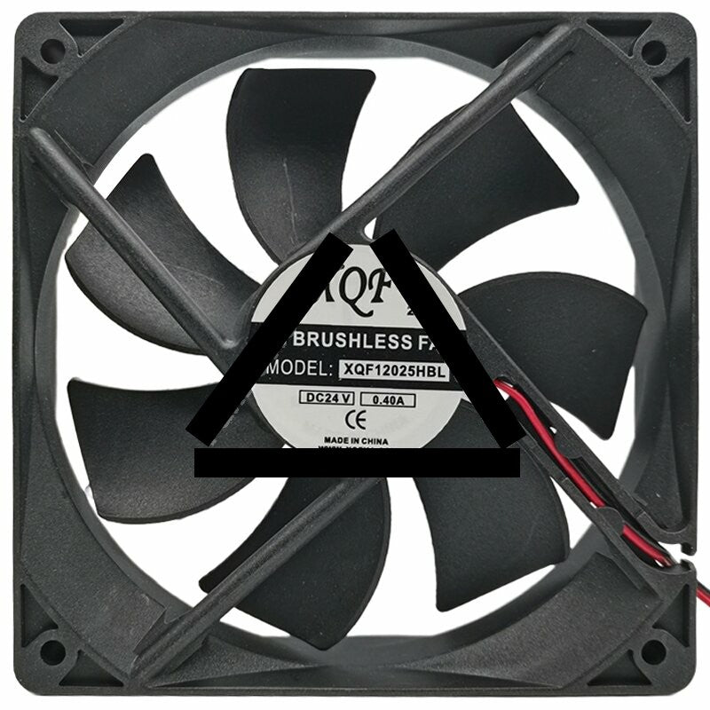 XQF XQF12025HBL 24V 0.40A 2 Wires Brushless Cooling Fan