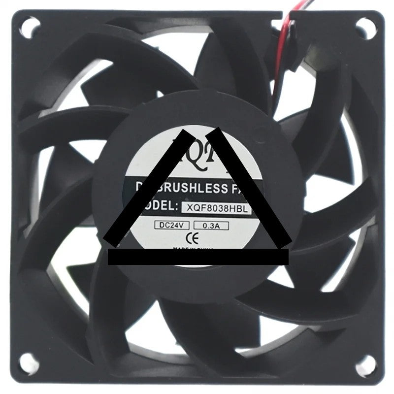 XQF XQF8038HBL 24V 0.3A 2 / 3 Wires Axial Cooling Fan