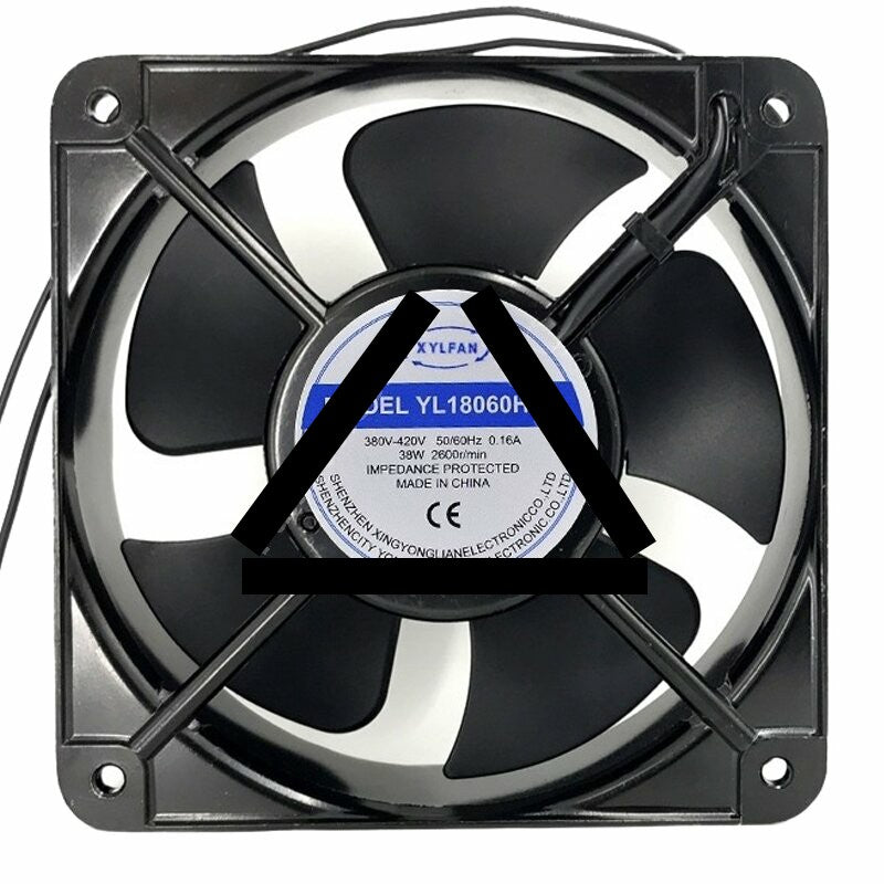 XYLFAN YL18060HBL AC 380V-420V 0.16A 38W 18060 Axial Cooling Fan