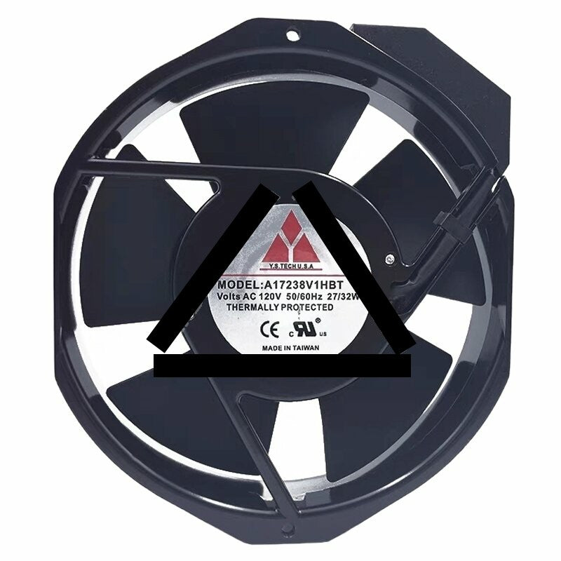 Y.S.TECH A17238V1HBT AC 120V 27/32W Thermally Protected Cooling Fan