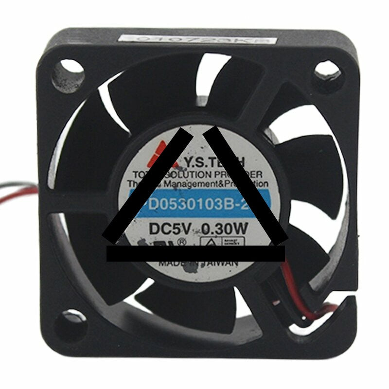 Y.S.TECH FD0530103B-2N DC 5V 0.3W 3010 Axial Cooling Fan