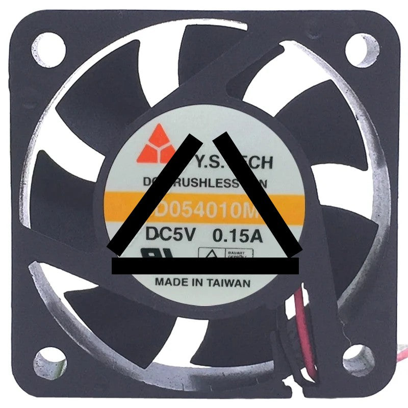 Y.S.TECH FD054010ML 5V 0.15A DC Brushless 2 Wires Axial Cooling Fan
