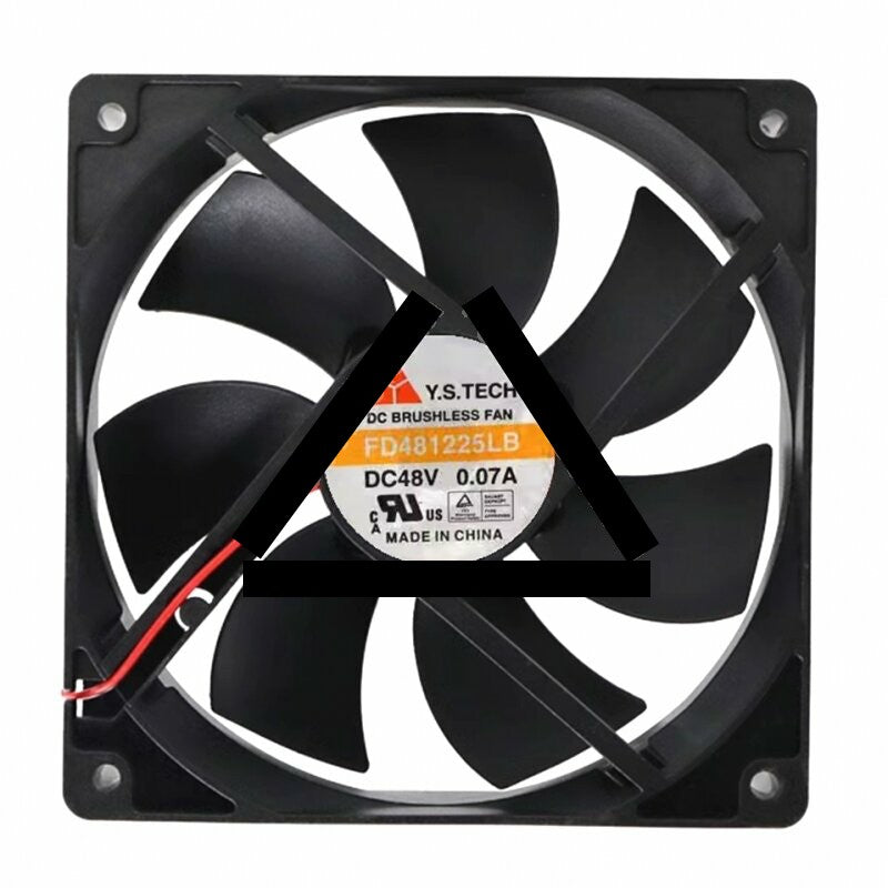 Y.S.TECH FD121225LB DC 12V 0.18A 2 Wires / 3 Wires / 4 Wires Axial Cooling Fan
