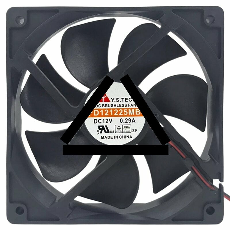 Y.S.TECH FD121225MB 12V 0.29A 2 / 3 Wires 12025 DC Brushless Axial Fan