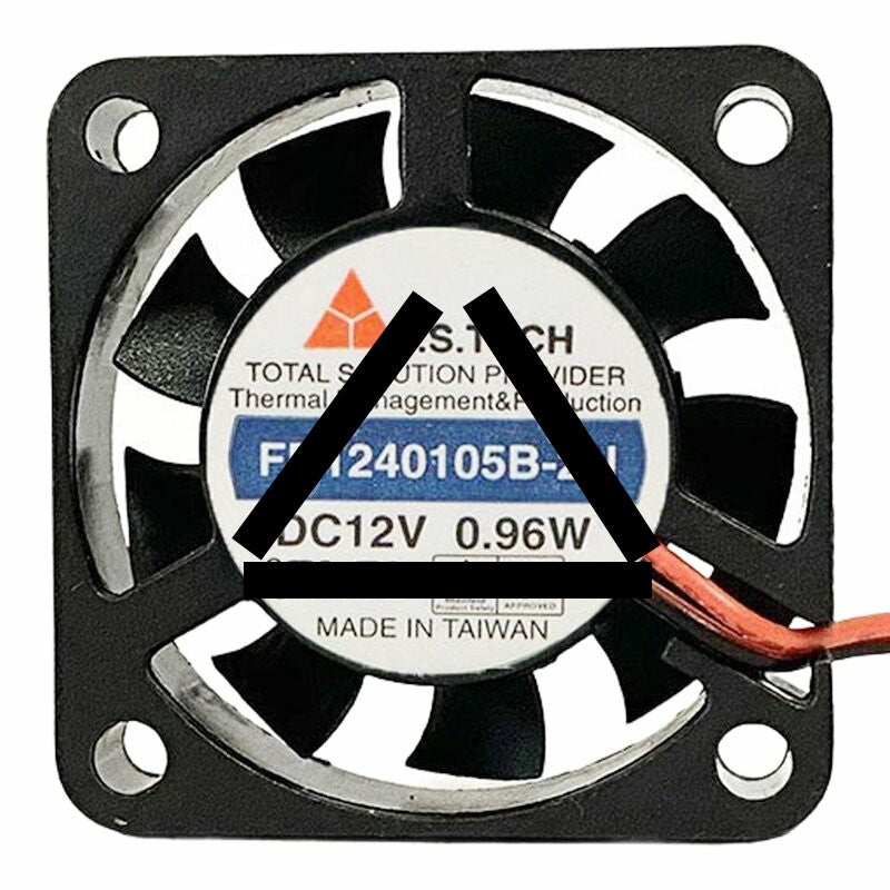 Y.S.TECH FD1240105B-2N DC 12V 0.96W 4010 Axial Cooling Fan