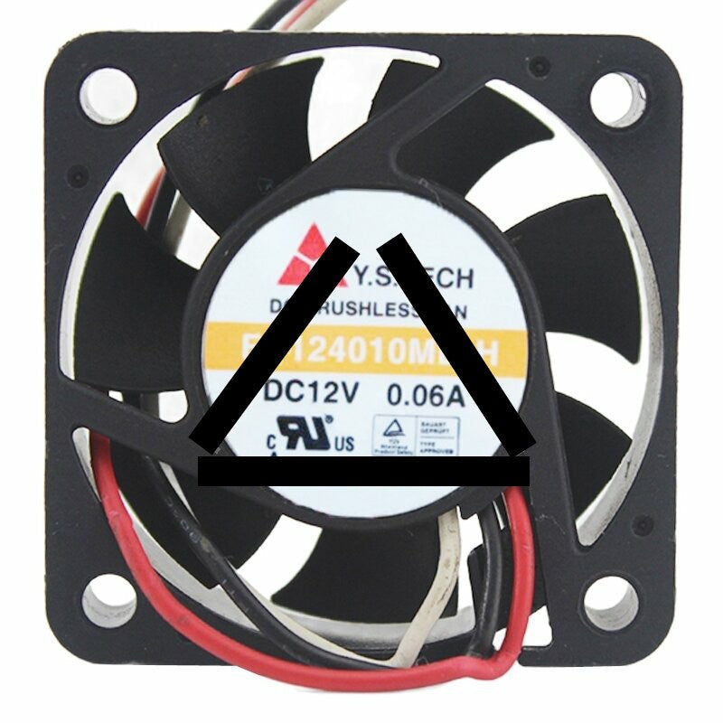 Y.S.TECH FD124010MB-H DC 12V 0.06A 4010 Axial Brushless Cooling Fan