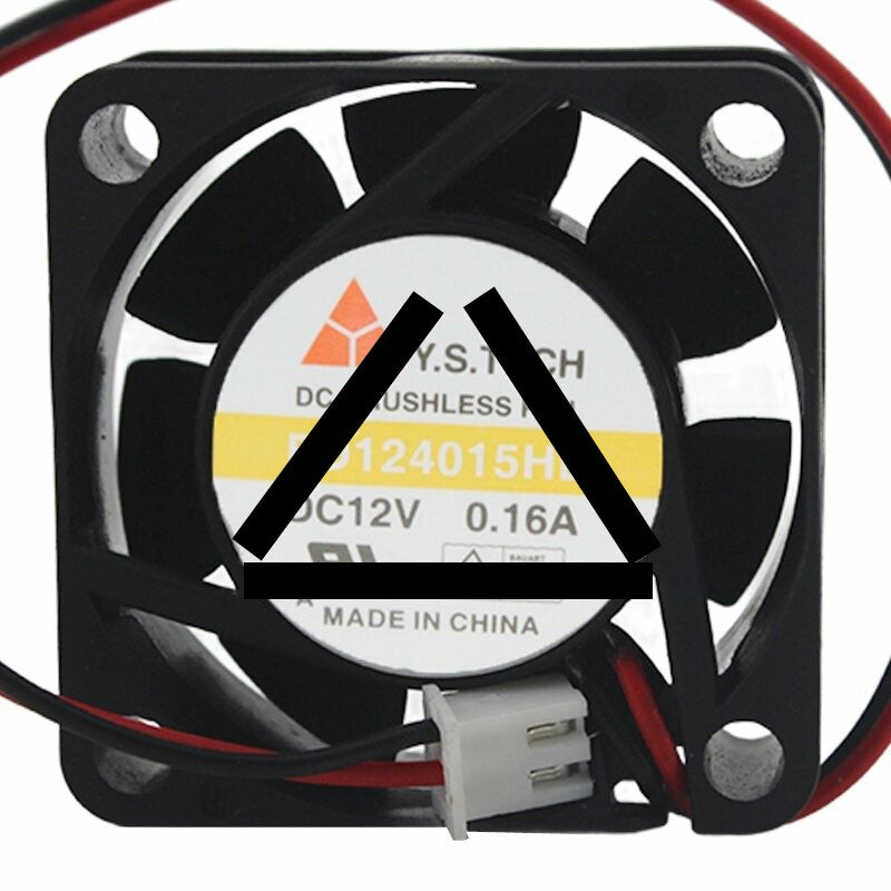 Y.S.TECH FD124015HB DC 12V 0.16A 4015 Brushless Axial Cooling Fan