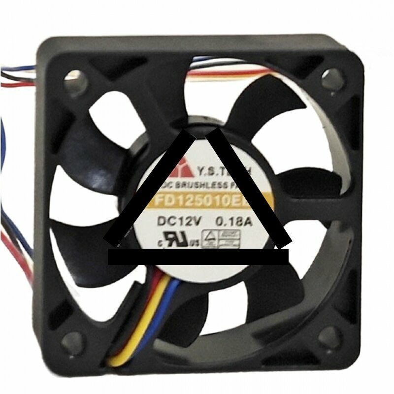 Y.S.TECH FD125010EB DC 12V 0.18A 5010 Axial Cooling Fan