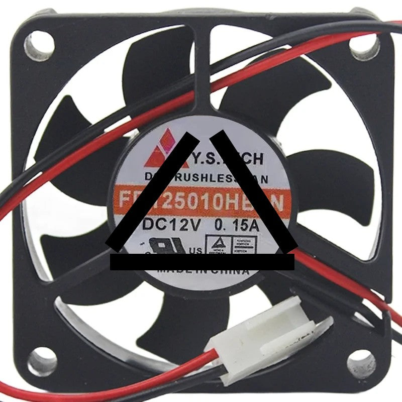 Y.S.TECH FD125010HB-N 12V 0.15A 2 / 3 Wires Cooling Fan