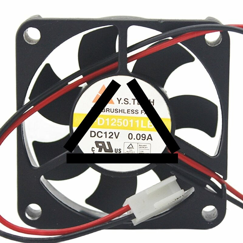 Y.S.TECH FD125011LB 12V 0.09A 5010 DC Brushless Axial Cooling Fan