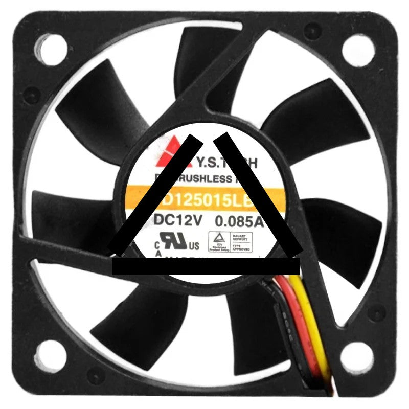 Y.S.TECH FD125015LB 12V 0.085A 4 Wires Axial Cooling Fan