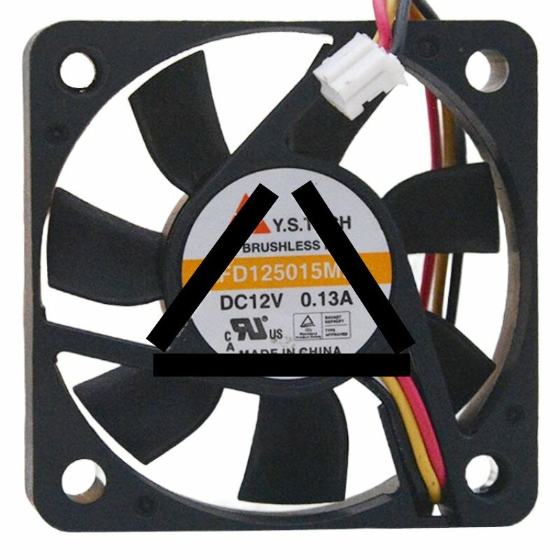 Y.S.TECH FD125015MB DC 12V 0.13A 2 Wires / 3 Wires Brushless Axial Cooling Fan
