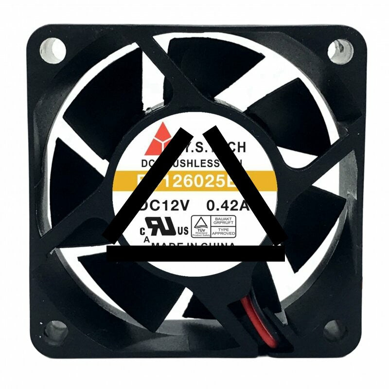 Y.S.TECH FD126025EB 12V 0.42A 6025 DC Brushless Axial Cooling Fan