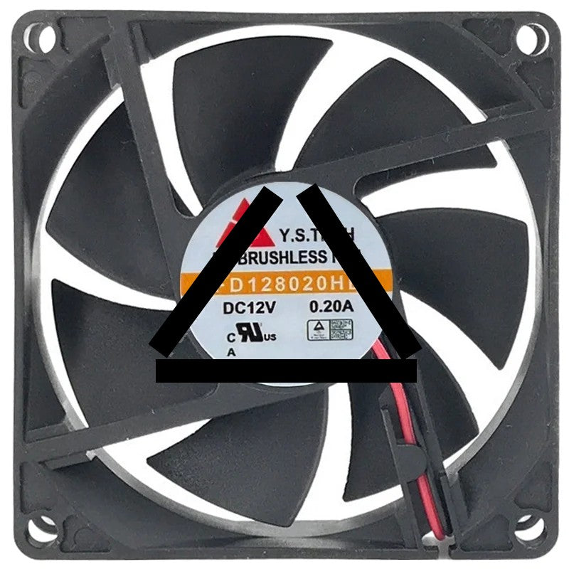Y.S.TECH FD128020HL 12V 0.20A 2 / 3 Wires Cooling Fan