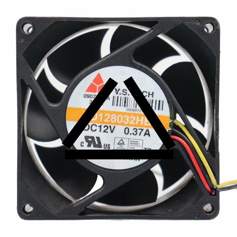 Y.S.TECH FD128032HB DC 12V 0.37A 8032 Axial Cooling Fan