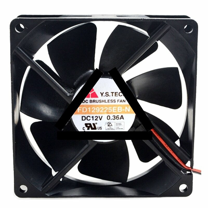 Y.S.TECH FD129225EB-N 12V 0.36A 9225 DC Brushless Axial Cooling Fan