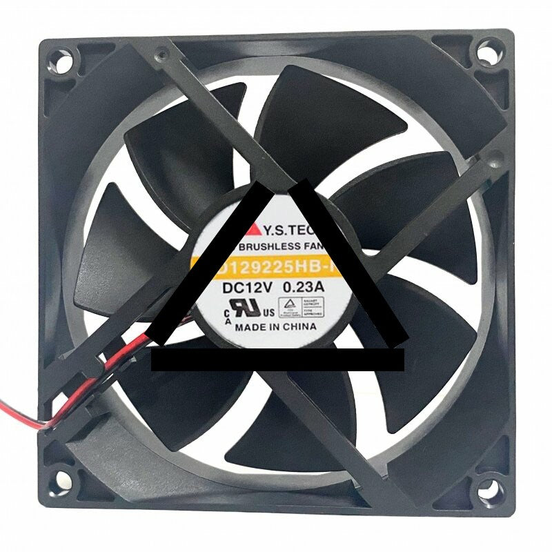 Y.S.TECH FD129225HB-N DC 12V 0.23A 9225 Brushless Axial Cooling Fan