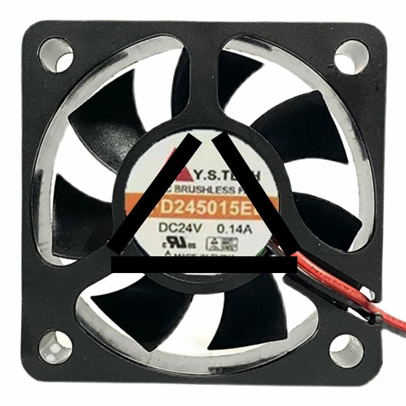 Y.S.TECH FD245015EL DC 24V 0.14A 5015 Brushless Axial Cooling Fan