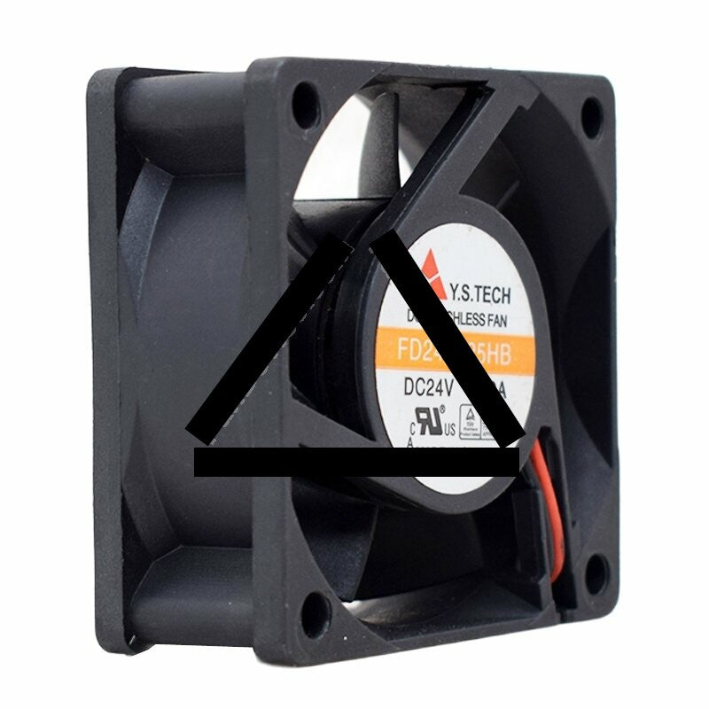 Y.S.TECH FD246025HB DC 24V 0.09A 6025 Axial Brushless Cooling Fan