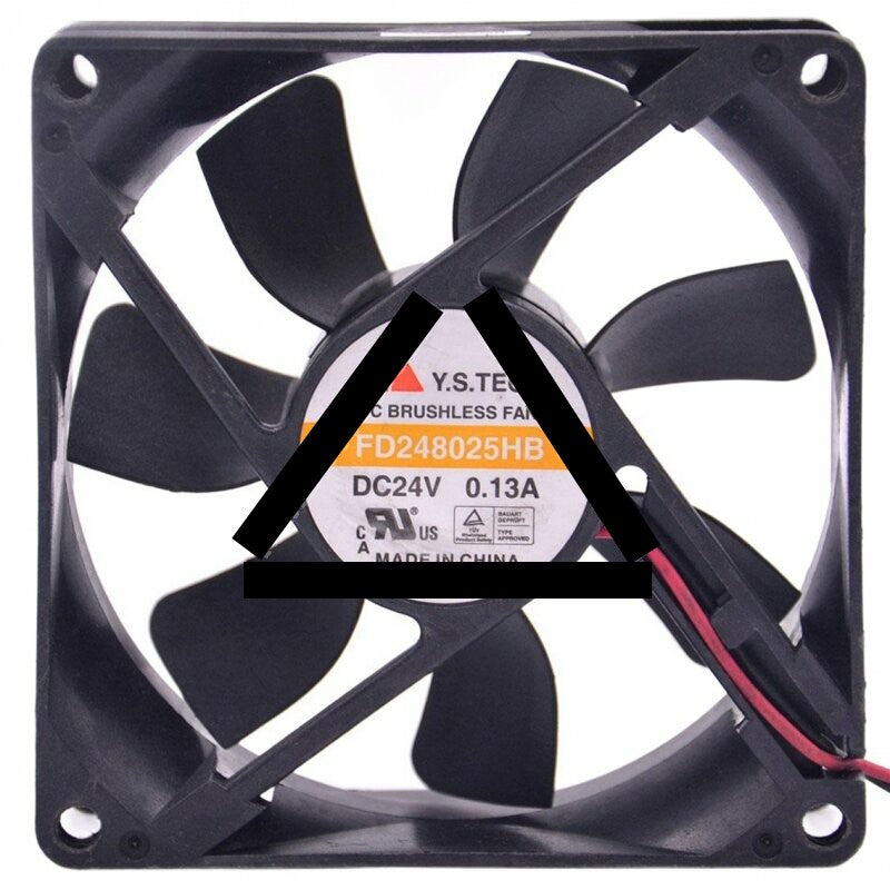 Y.S.TECH FD248025HB 24V 0.13A 2 / 3 Wires DC Brushless Axial Fan