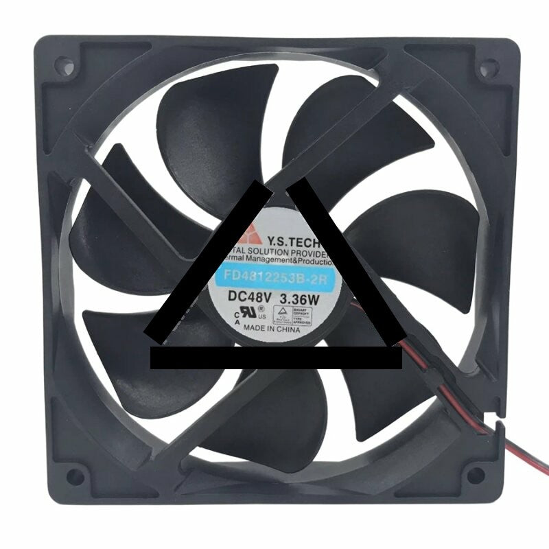 Y.S.TECH FD4812253B-2R DC 48V 3.36W 12025 Axial Cooling Fan