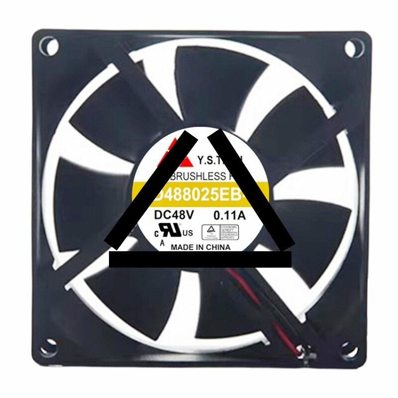 Y.S.TECH FD488025EB-N DC 48V 0.11A 8025 Axial Brushless Cooling Fan