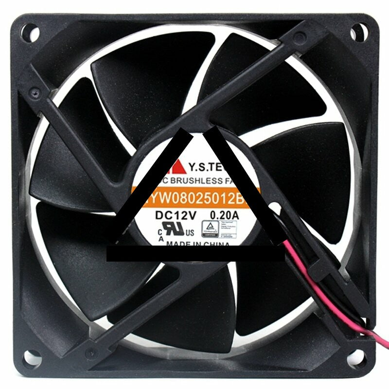 Y.S.TECH NYW08025012BH 12V 0.20A DC Brushless Axial Cooling Fan