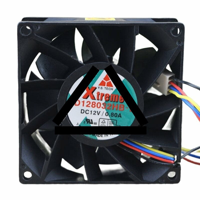 Y.S.TECH Xtreme FD128032HB-P DC 12V 0.80A 2 Wires / 3 Wires / 4 Wires Axial Cooling Fan