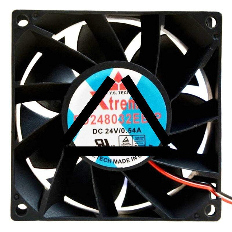 Y.S.TECH Xtreme FD248032EB-P DC 24V 0.54A 2 Wires Axial Cooling Fan
