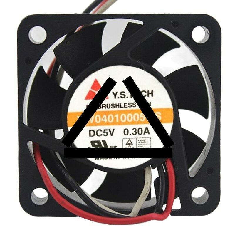 Y.S.TECH YW04010005BS DC 5V 0.30A 4010 Axial Brushless Cooling Fan
