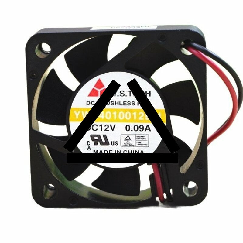 Y.S.TECH YW04010012BH DC 12V 0.09A 2 Wires / 3 Wires Axial Cooling Fan