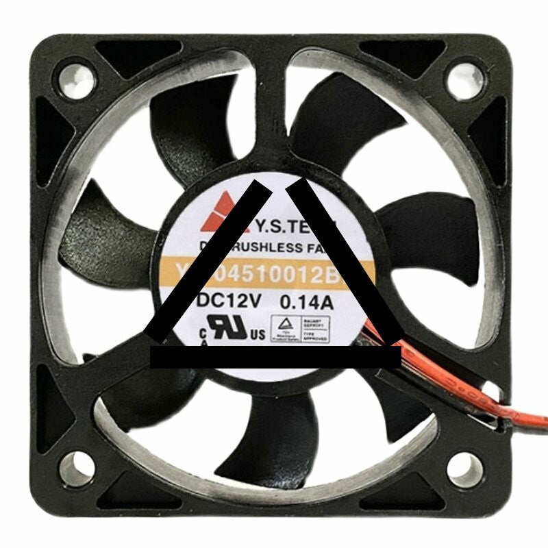 Y.S.TECH YW04510012BH DC 12V 0.14A 4510 Brushless Axial Cooling Fan