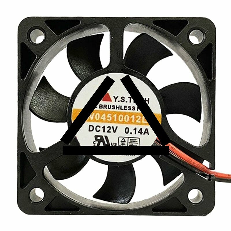 Y.S.TECH YW04510012LM 12V 0.14A 4510 DC Brushless Axial Cooling Fan