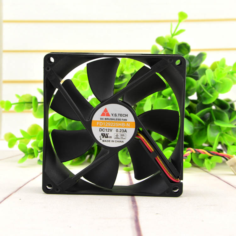 Y.S.TECH FD129225HB-N 12V 0.23A 2-wire cooling fan