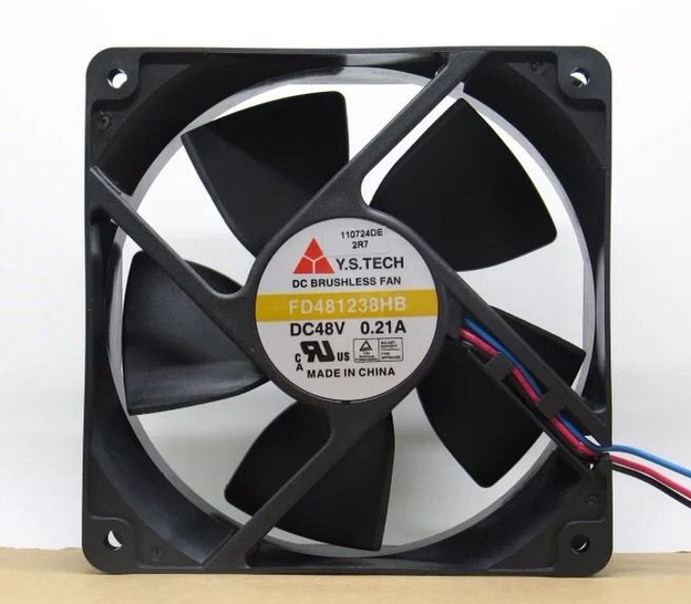 Y.S.TECH FD481238HB 3line 0.21A 48V cooling fan