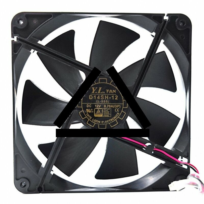 YaLn Fan D14SH-12 DC 12V 0.70A 14025 Axial Cooling Fan