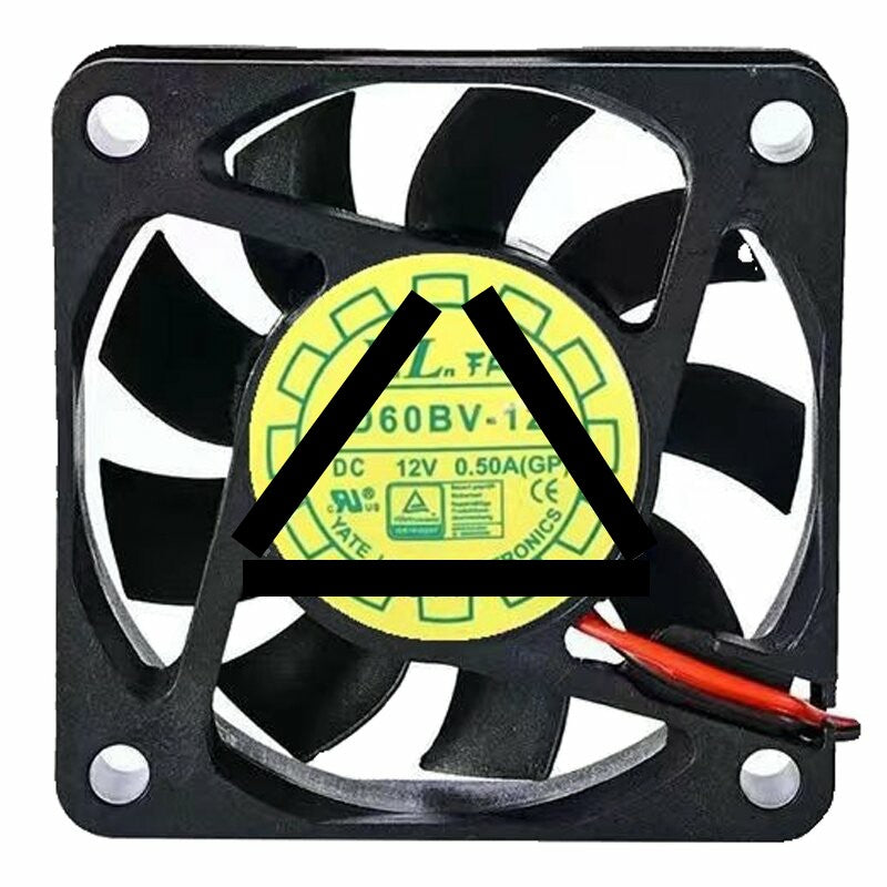 YaLn Fan D60BV-12GP DC 12V 0.50A 6025 Axial Cooling Fan