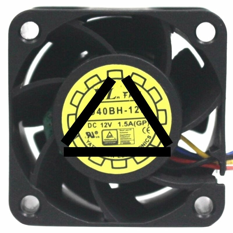 YaLn Fan Yate Loon D40BH-12E DC 12V 1.5A 4 Wires Axial Cooling Fan