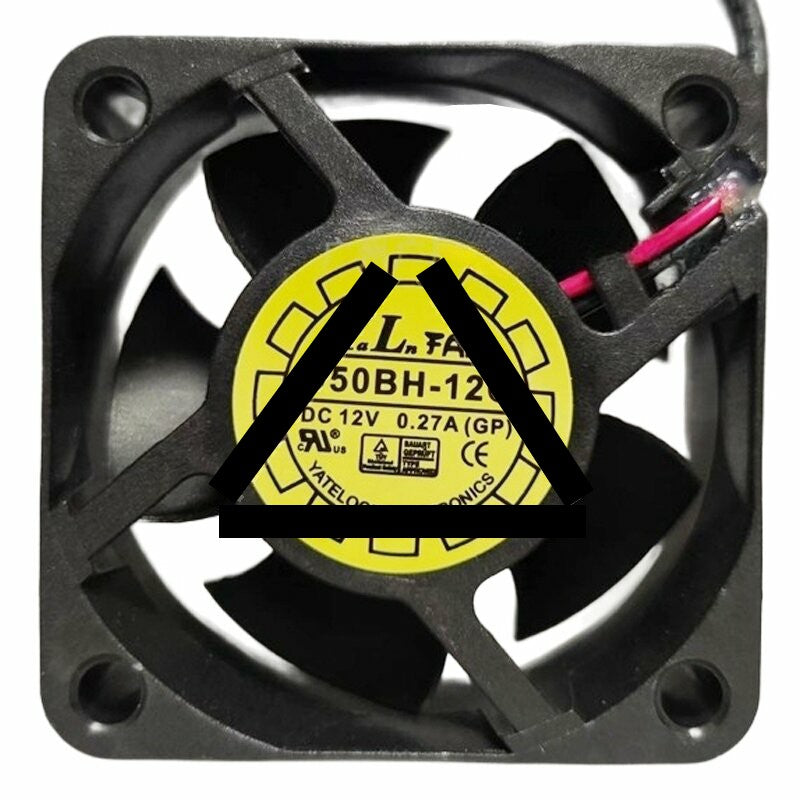 YaLn Fan Yate Loon D50BH-12C DC 12V 0.27A 2 Wires Axial Cooling Fan