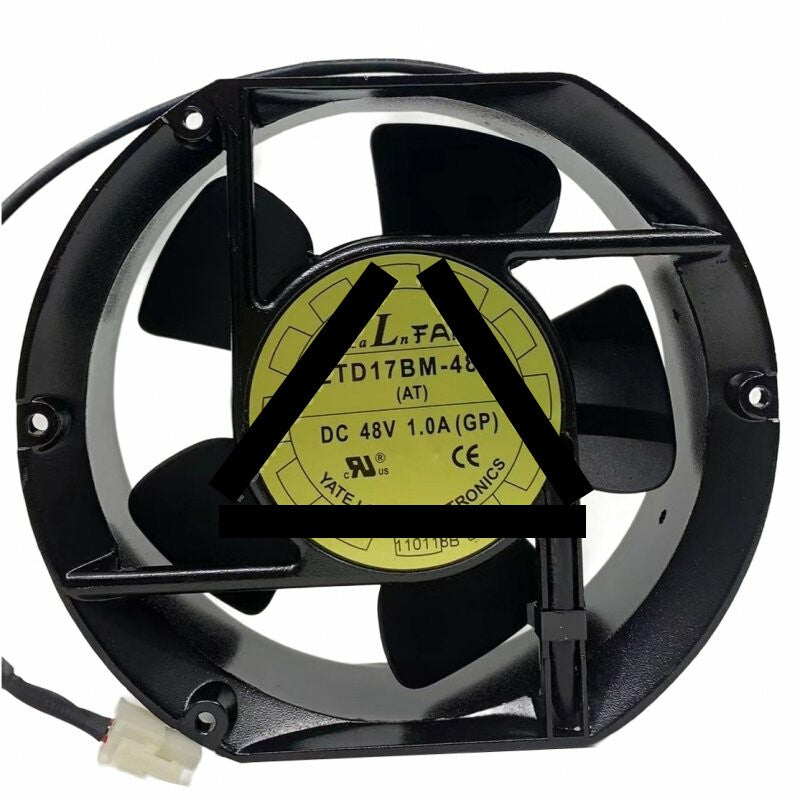 YaLn Fan Yate Loon ETD17BM-48L DC 48V 1.0A 2 Wires Axial Cooling Fan