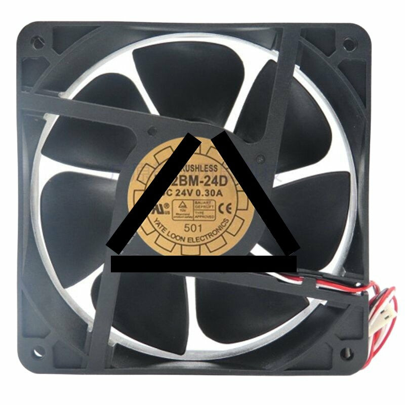 Yate Loon D12BM-24D DC 24V 0.30A 12038 Axial Brushless Cooling Fan