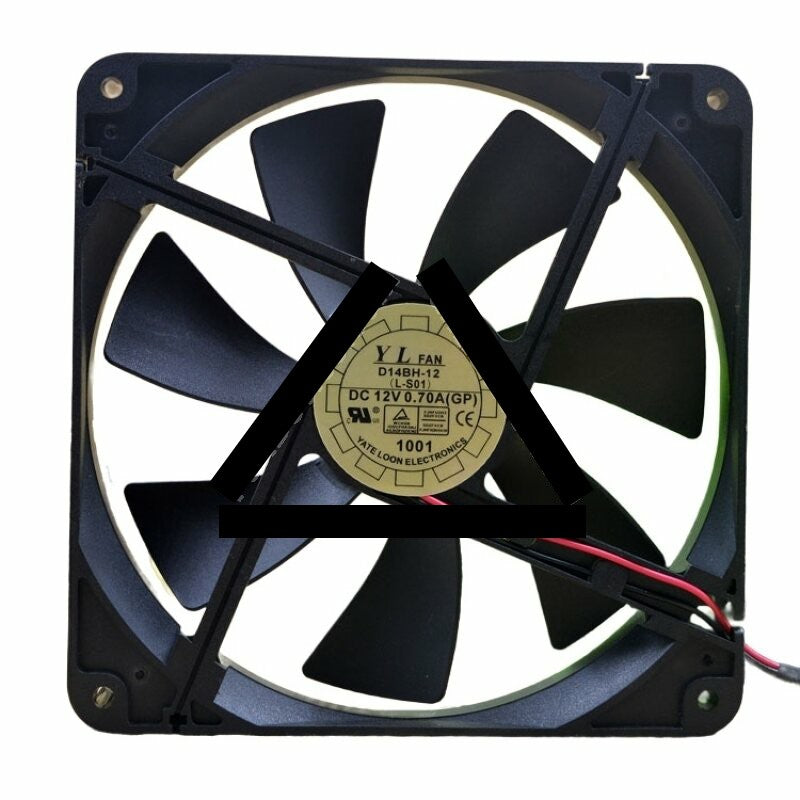 Yate Loon Y.L.FAN D14BH-12 DC 12V 0.70A 2 Wires / 3 Wires / 4 Wires Axial Cooling Fan